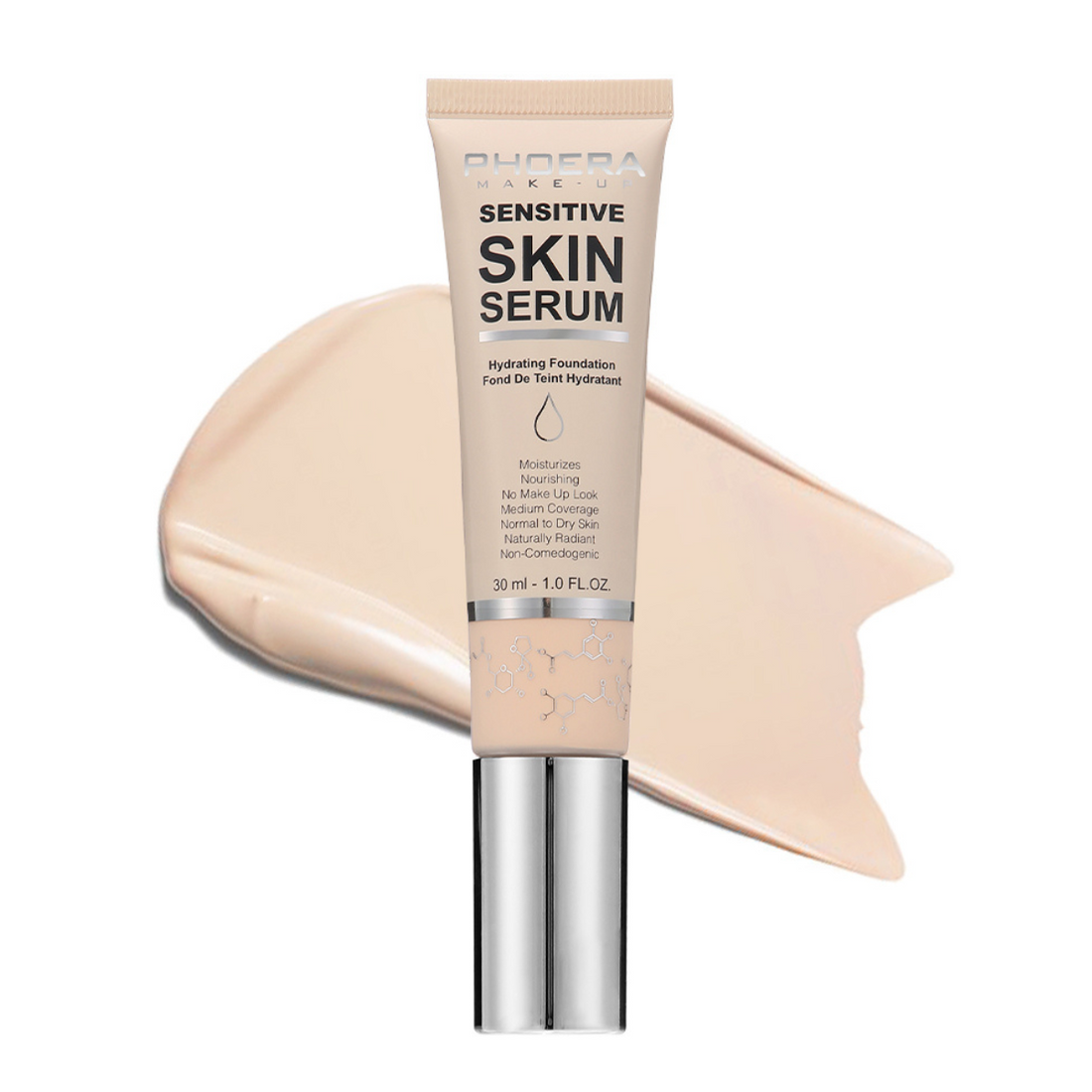 Hydrating Skincare Foundation with Hyaluronic acid