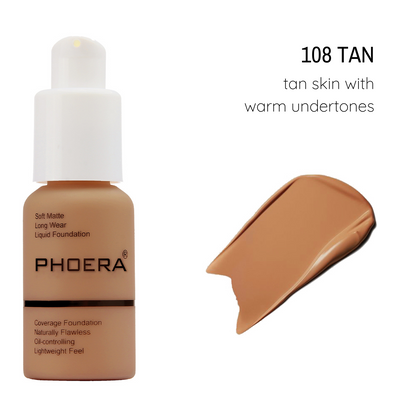 Base Liquid Matte - Phoera Makeup Europe