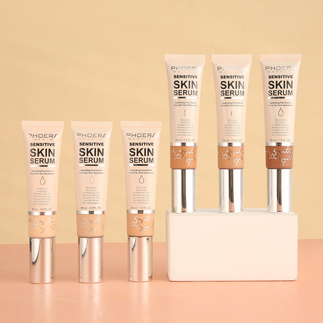 Hydrating Skincare Foundation with Hyaluronic acid