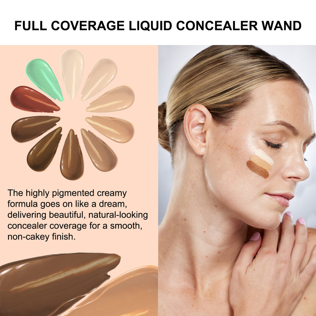 Corrector líquido de cobertura total en barra