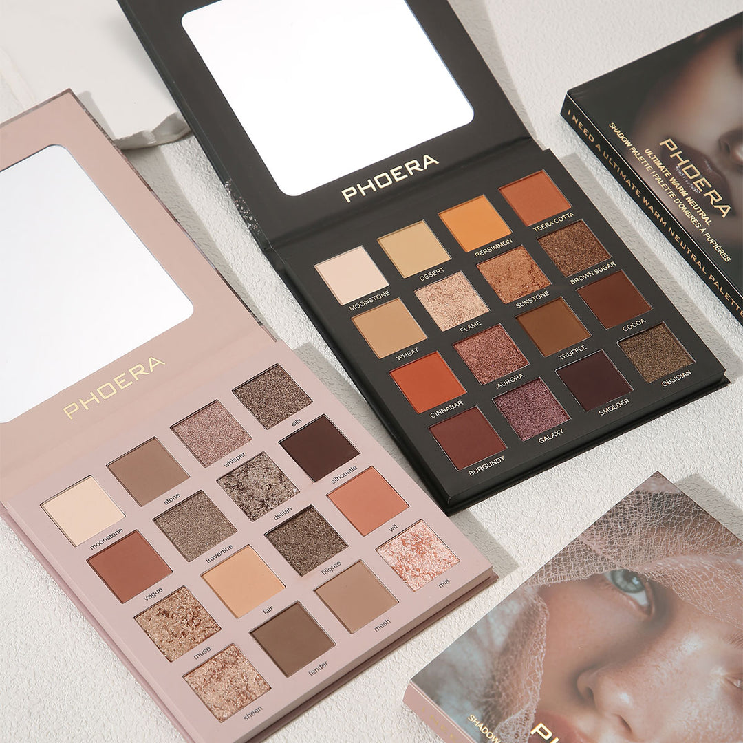 Paleta de sombras de ojos Phoera de alta pigmentación