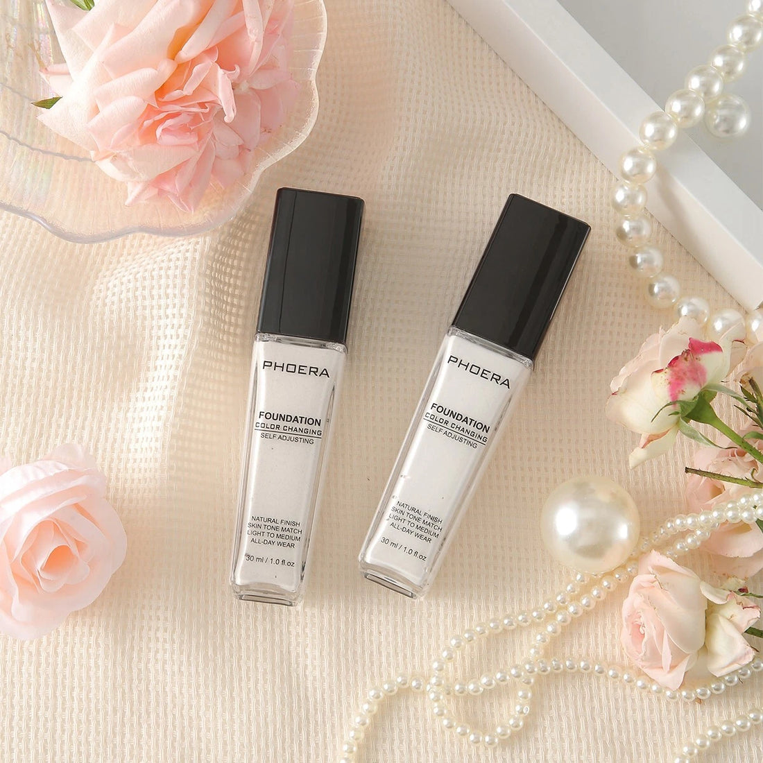 Base de maquillaje líquida - ajustable al color