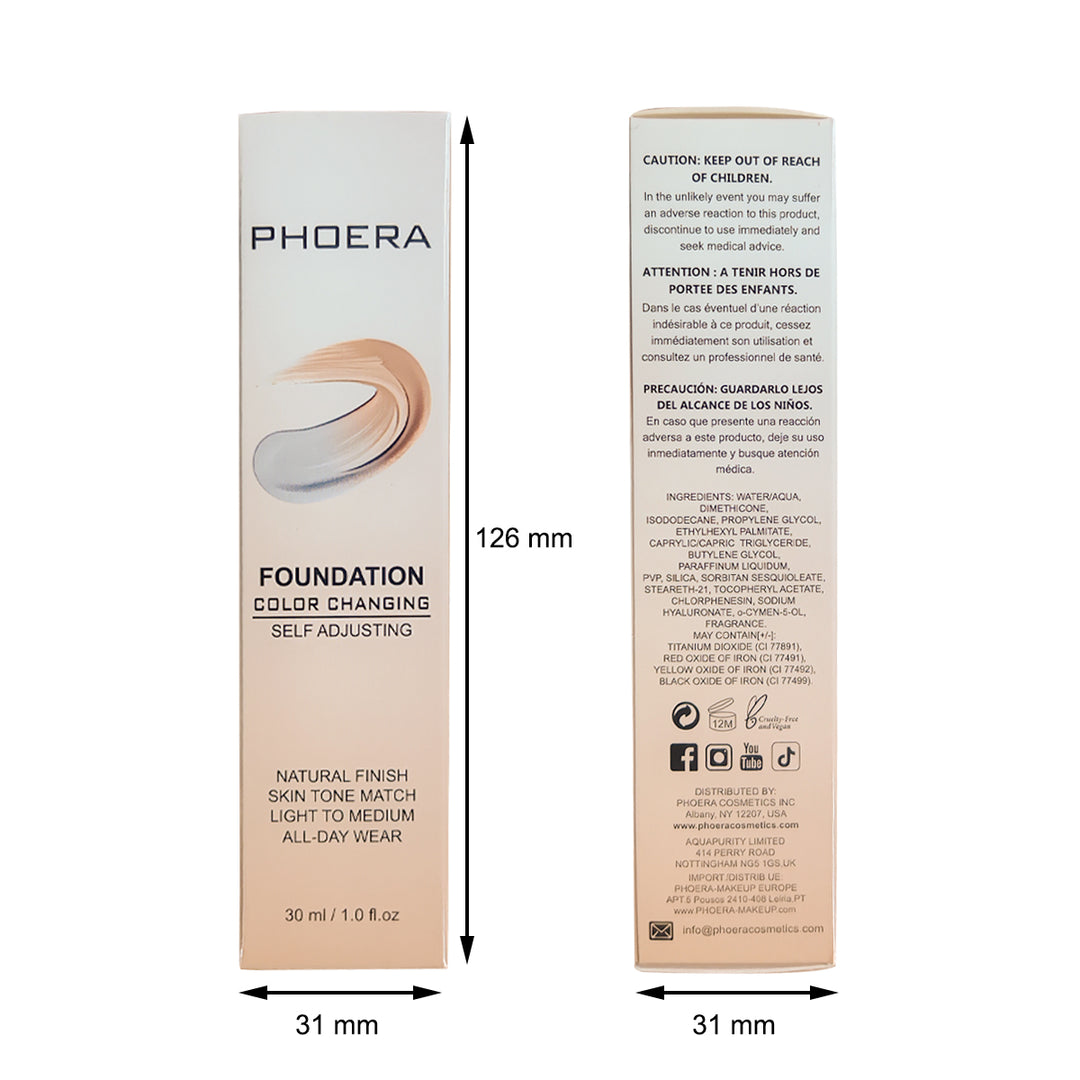 Base de maquillaje líquida - ajustable al color