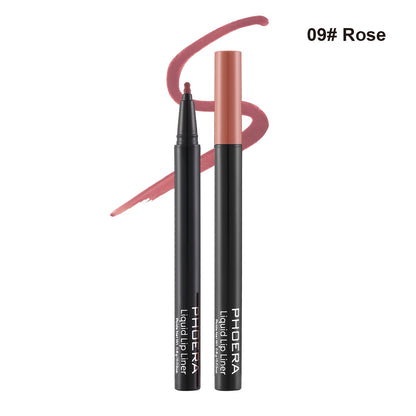 Delineador de labios líquido de larga duración