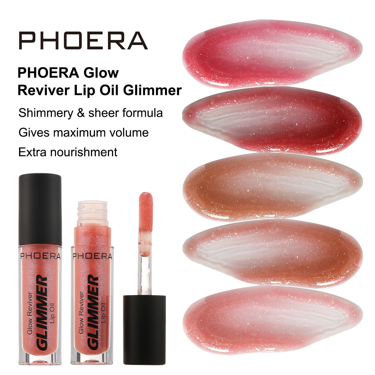 PHOERA Glow Reviver Lip Oil Glimmer