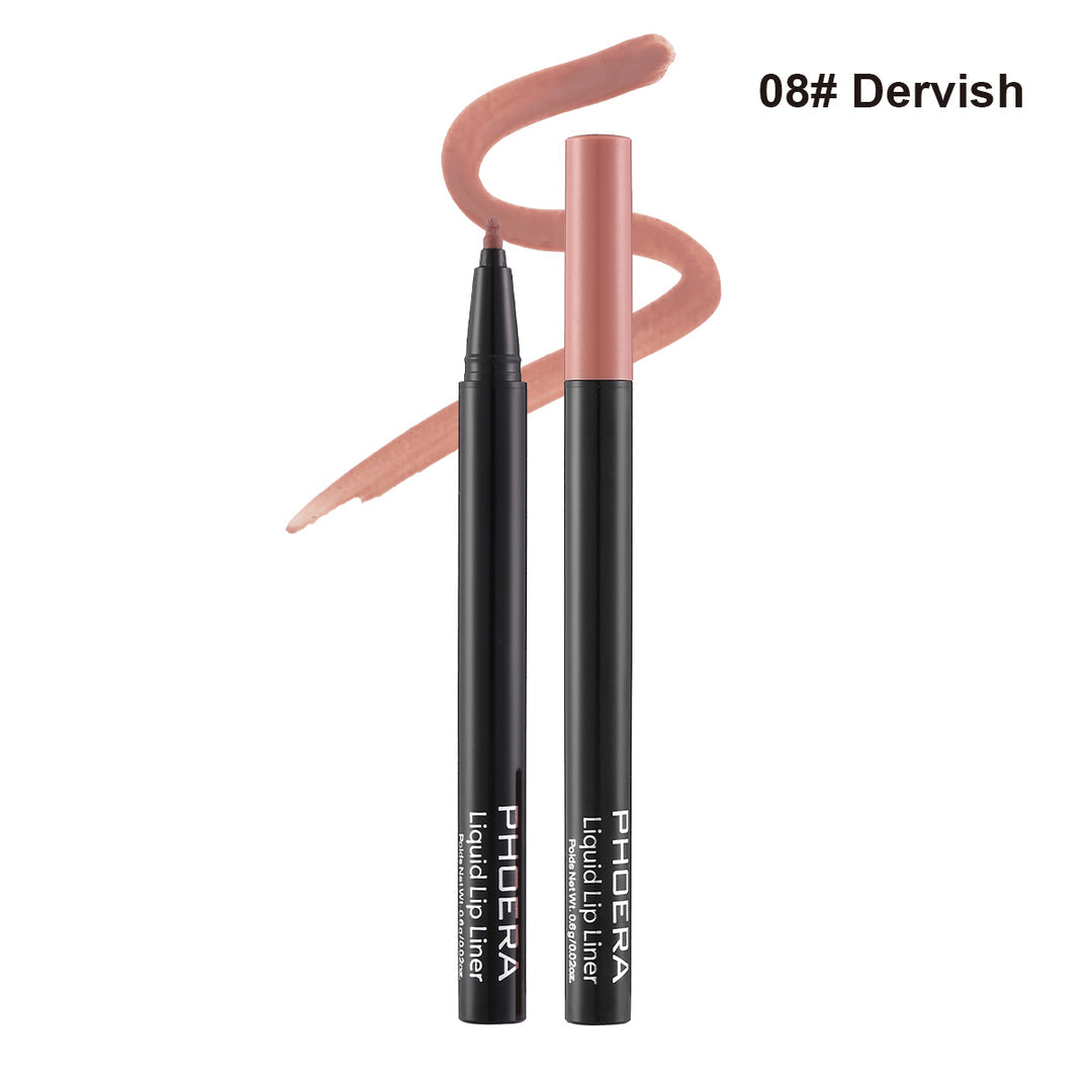 Delineador de labios líquido de larga duración