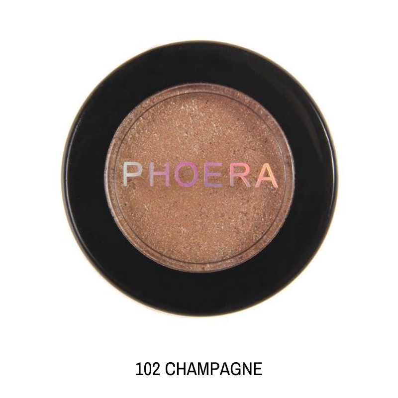 Sombras Individuais Shimmer - Phoera Makeup Europe