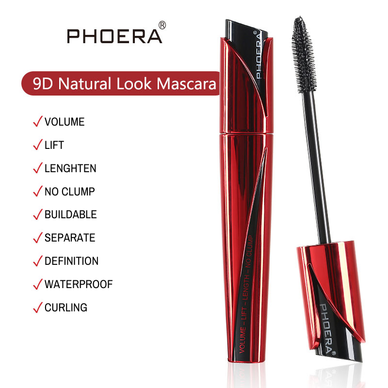 Mascara de Alta Definição 9D - Phoera Makeup Europe