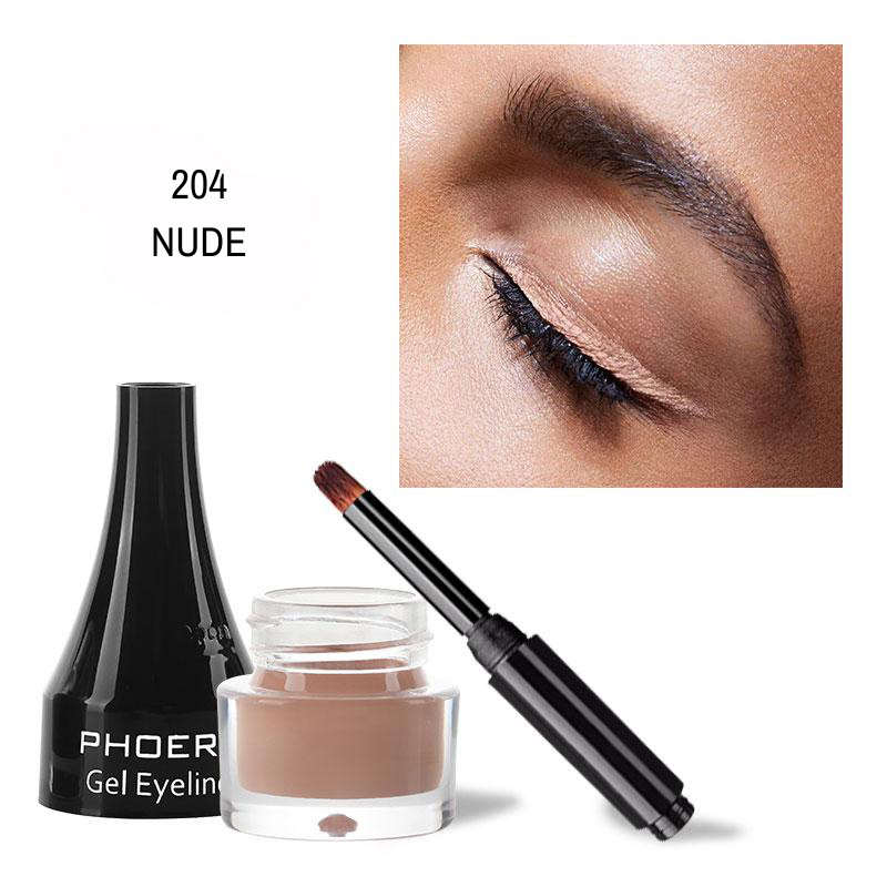 2pcs bianco + nero gel eyeliner make up cosmetici impermeabili set eye liner  trucco occhi maquiagem